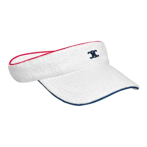 CELINE Солнцезащитные шляпы Белый Женские