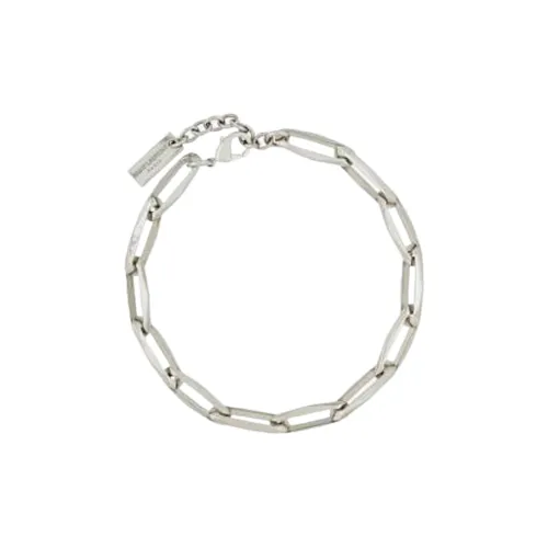 SAINT LAURENT Brass Bracelets Серебряный Женские
