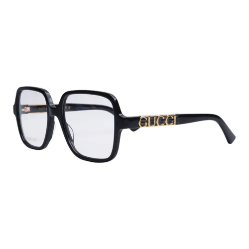 GUCCI Ацетат Пластик Нерегулярная форма Солнцезащитные очки Женские Черный