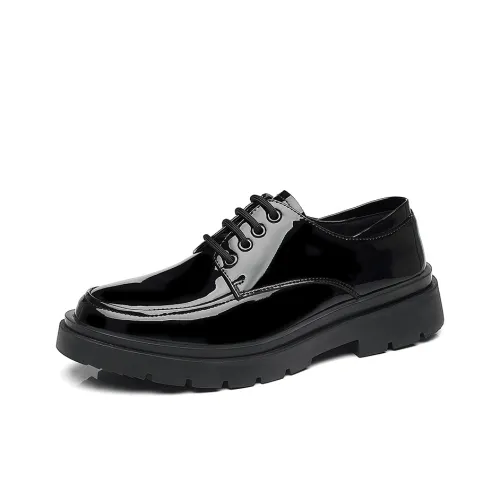 MOXU Мужская повседневная обувь низкий топ черный мужской