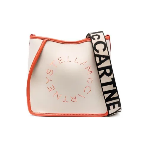 Stella McCartney Хлопок Тоут Сумка Сумка для покупок Сумка через плечо Мини Женская Серый Белый Оранжевый