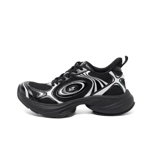 Ocai Беговые кроссовки Low Top Черный Серебряный Унисекс