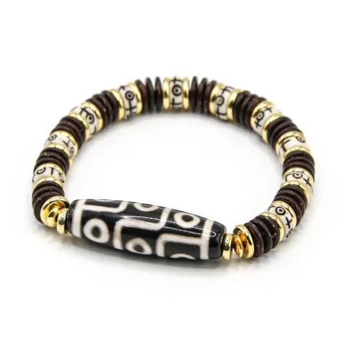 Дракон Li Carved Корова Кость Браслеты Унисекс