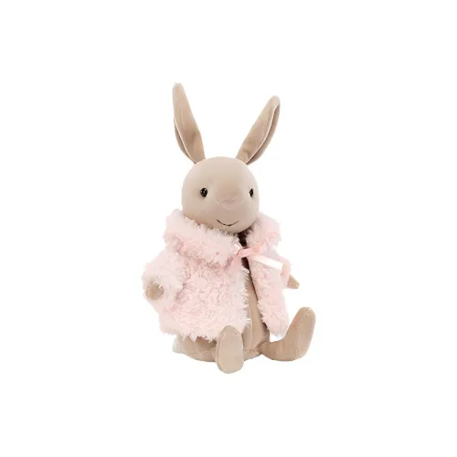 JELLYCAT Bunny Collection Удобное Пальто Кролик Кукла Плюшевая Кукла Высота 16 см В Сидячем Позе