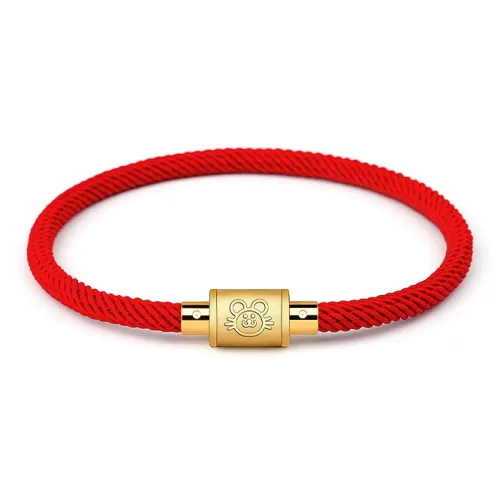 SUSOOK Красная нить Браслеты Унисекс Красный черный