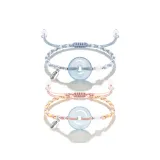 Безопасная пряжка пара браслетов [Синий + Розовый]