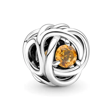 Pandora, стерлинговое серебро 925 пробы, стекло, ювелирные аксессуары, серебряный, женские