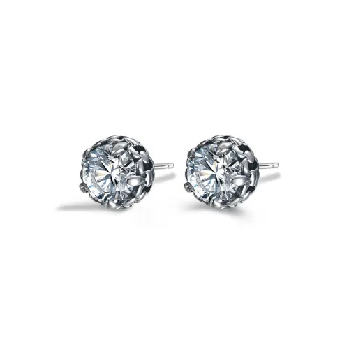 OWO Титановые стальные серьги-гвоздики для мужчин