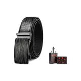 Крокодиловый узор, цвет застежки + премиум подарочная коробка