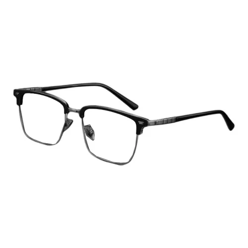 KODAK Сплав Титановый сплав TR Памятный пластик β-титан Прямоугольный Оправы для очков Унисекс Черный металлик