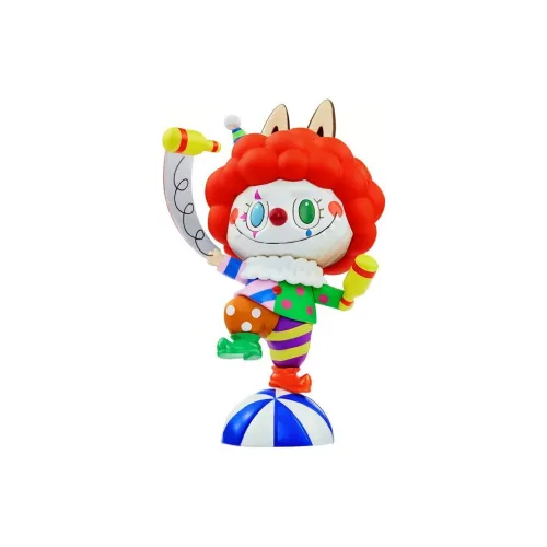 POP MART THE MONSTERS LABUBU Clown, Прозрачный Слепой Бокс На Карточке, 5 См PTS