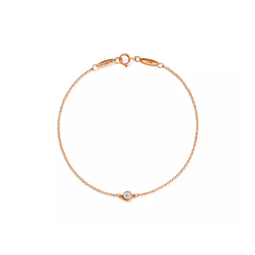 TIFFANY CO. Каратовое золото Ромб 18K Розовое золото Браслеты Женские