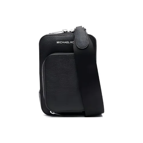 MICHAEL KORS Чехол для телефона из телячьей кожи сумка через плечо мужская черная