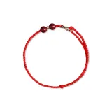 Счастливый Браслет с Бусинами [Настоящий Красный]