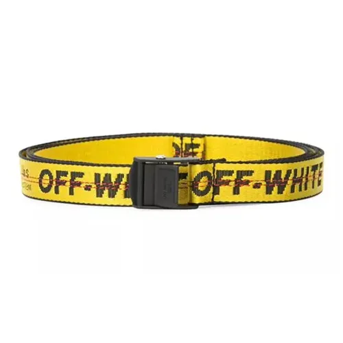 Off Белый 60% Нейлон, 40% Полиэстер Ремни Желтый Унисекс