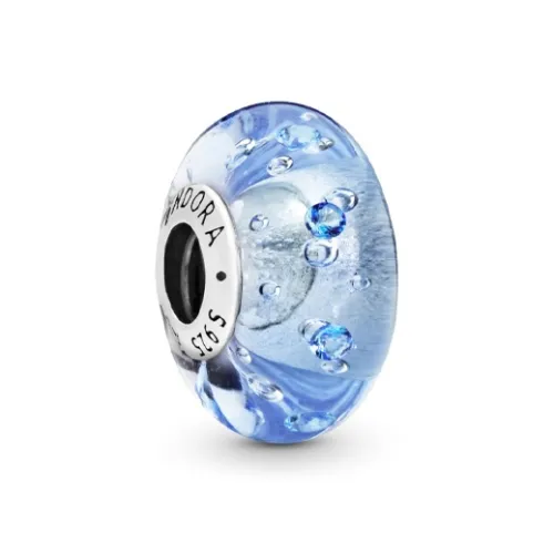 Pandora Sterling Silver 925 пробы / Cubic Zirconia Ювелирные аксессуары Синий Женские