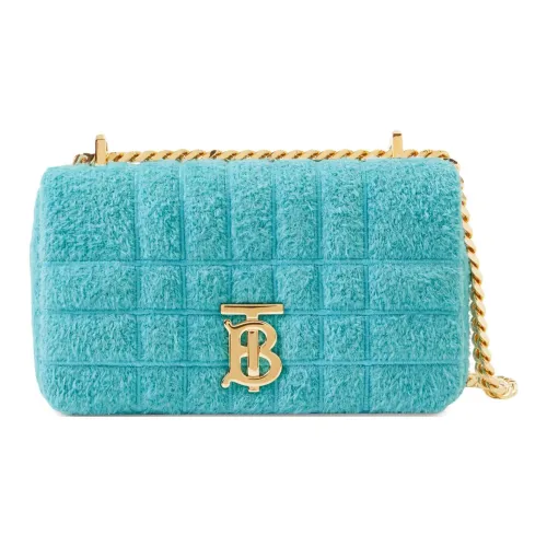 Burberry Lola Сумка Sheepskin Сумка через плечо Мини Женская Синяя