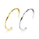 Мобиус браслет - Серебряный + Золотой Пара