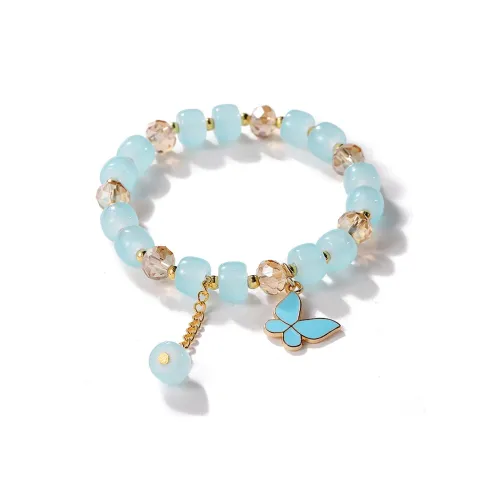 YOASOBI Цветное стекло Нефрит Браслеты Женские