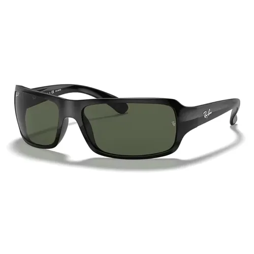 RayBan Nylon Rectangular Sunglasses Men's Black