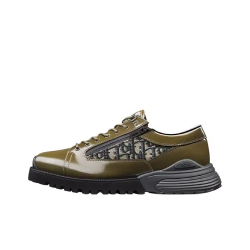 DIOR Combat Casual Low Top Green Men's