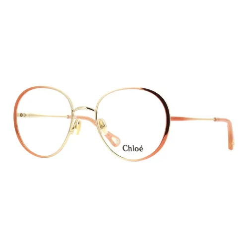 Chloe Металл Круглые Оправы для очков Женские Апельсин