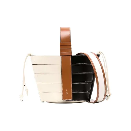 Staud Кожа Тоут Сумка Сумка для покупок Сумка Мини Женская Айвори Черный Коричневый