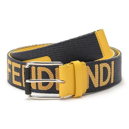 Fendi Ткань Ремни Синий/Желтый Мужской