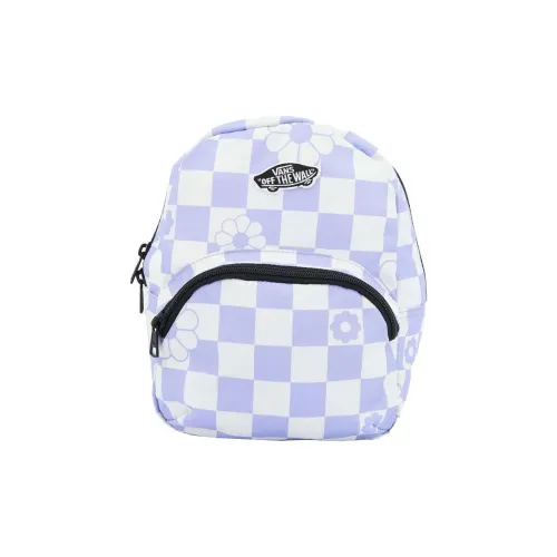 Vans Полиэстер Рюкзак Мини Унисекс Белый Светло-фиолетовый