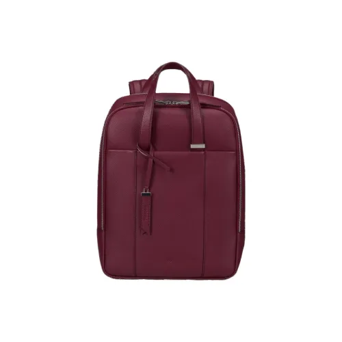 SAMSONITE Полиуретан Рюкзак Женские Гранат Красный