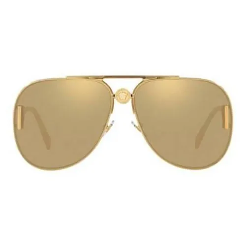 VERSACE Солнцезащитные очки Золотой Унисекс