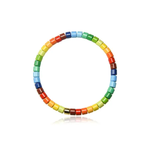 AWE Эмаль Эластичный Многоцветный Модный Модный Ограниченная серия Браслет Унисекс Конфетный цвет