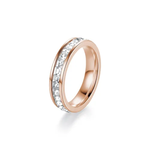 ACROWM Кольца из титана и стали с цирконием унисекс