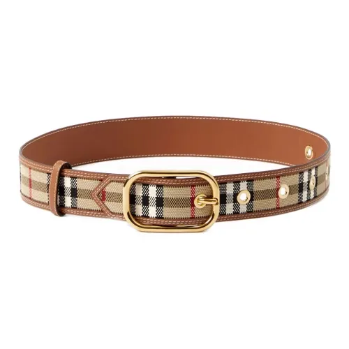 Burberry Кожаные ремни Коричневый Женские