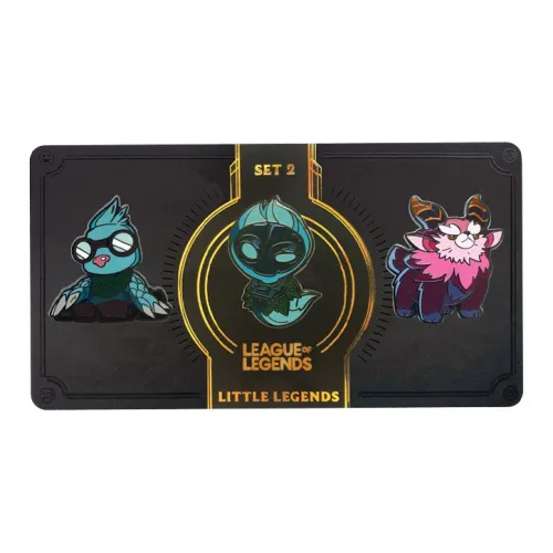 LEAGUE OF LEGENDS Teamfight Tactics Tiny Герой Brooch Набор Игровой мерч по IP