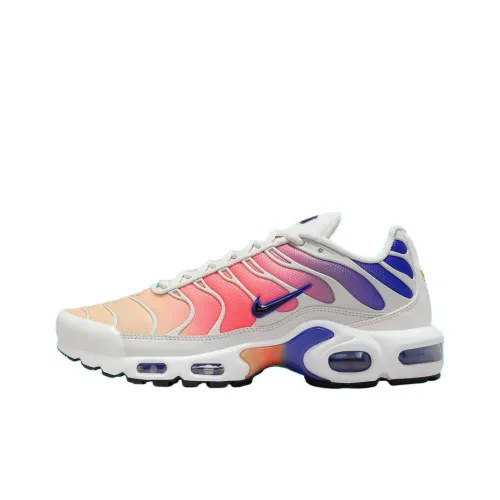 Nike Air Max Plus Low Топ Беговые кроссовки Унисекс Белый Розовый