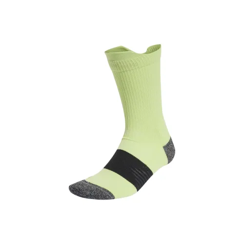 Adidas RUNXUB23 1PP Носки до щиколотки Унисекс 1 упаковка Импульс Лаймово-зеленый Черный