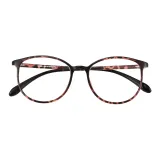 [Японский Big Ming] Винтажный Цветочный 7225° Анти-Синий свет 5A878 Оправа «Черепаховый узор»