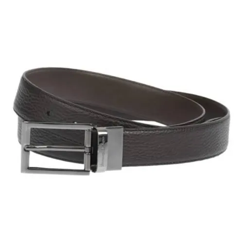 Ermenegildo Zegna Ремни из коровьей кожи, коричневый, мужской