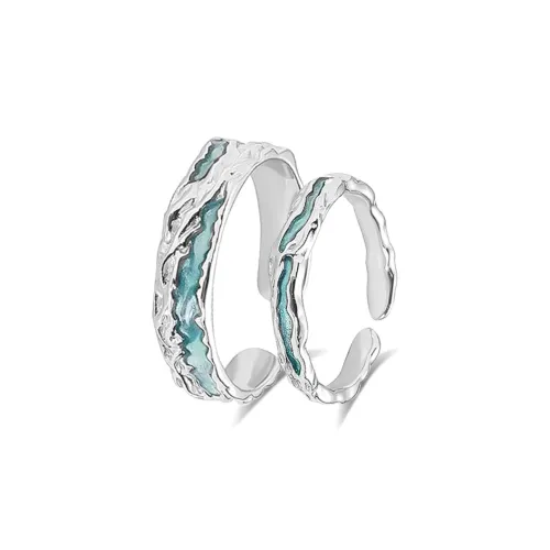 MUYAN Сплав Циан и Красный Кольцо Унисекс