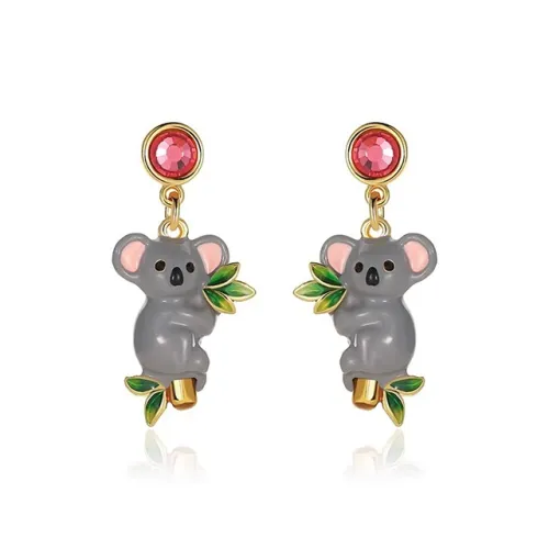 Fariya Серьги-булавки из стерлингового серебра 925 пробы с покрытием из медного 18K золота. Женские