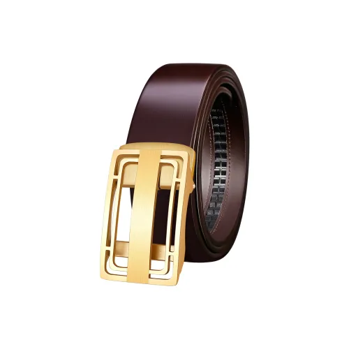 Jaylen Oos Кожаные ремни из коровьей кожи нержавеющая сталь мужской 3,5 см