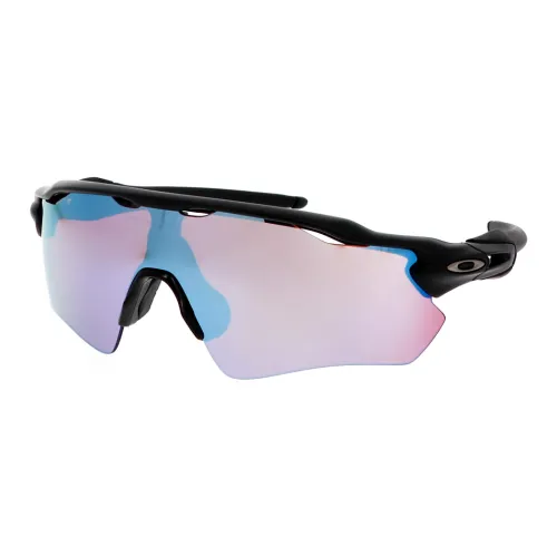 Oakley Ацетат Нерегулярная форма Солнцезащитные очки Унисекс Черный