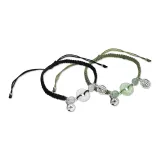 Мирная застежка с подвеской в виде иероглифа "Фу" Пара браслетов