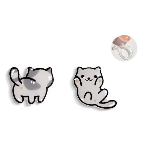 Inkopper Акриловая заколка для волос On Серьги Женские