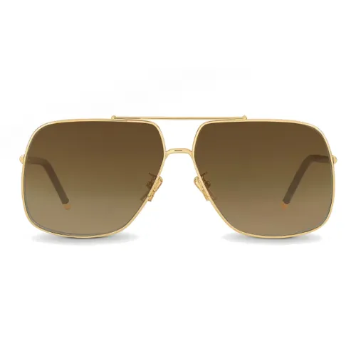 LOUIS VUITTON Пилот Металл Aviator Солнцезащитные очки Унисекс Золото
