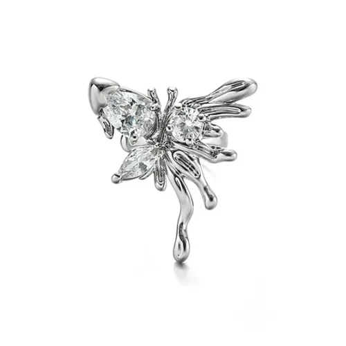 KING OF BLING Сплав Нижняя заколка Серьги On Unisex