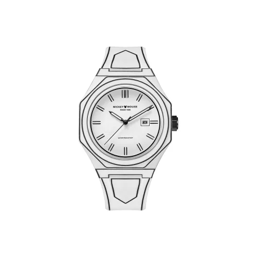 Disney Кварцевый механизм силиконовый ремешок мужские часы черный циферблат