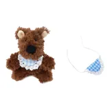 Коричневый + Синий слюнявчики Drool