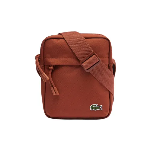LACOSTE Полиэстер Плечо Сумка Стандартная Унисекс Коричневый